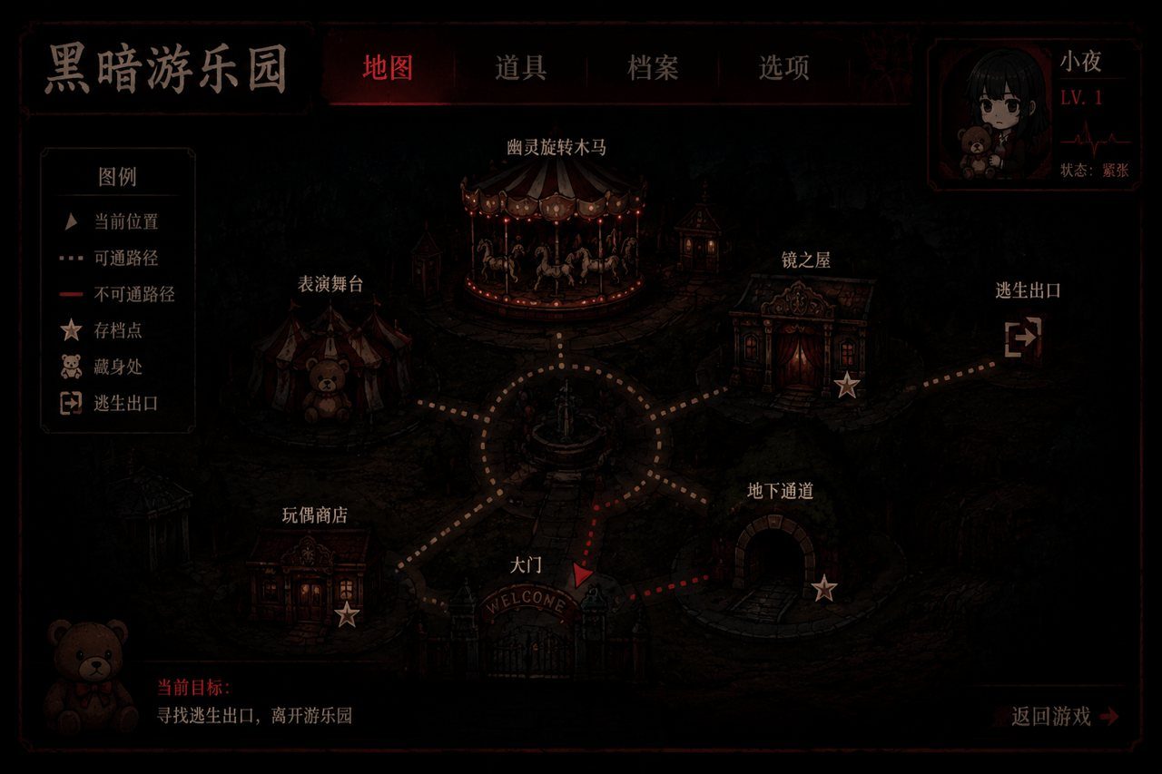 黑暗游乐园 剧情互动 资料图 1